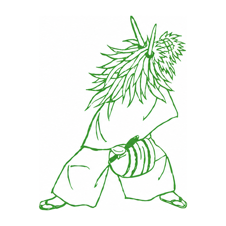 中獅子のイラスト
